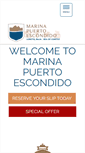 Mobile Screenshot of marinapuertoescondido.com